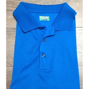 Ben Hogan Men's 2XL Blue Short Sleeve Polo Shirt Performance Collection